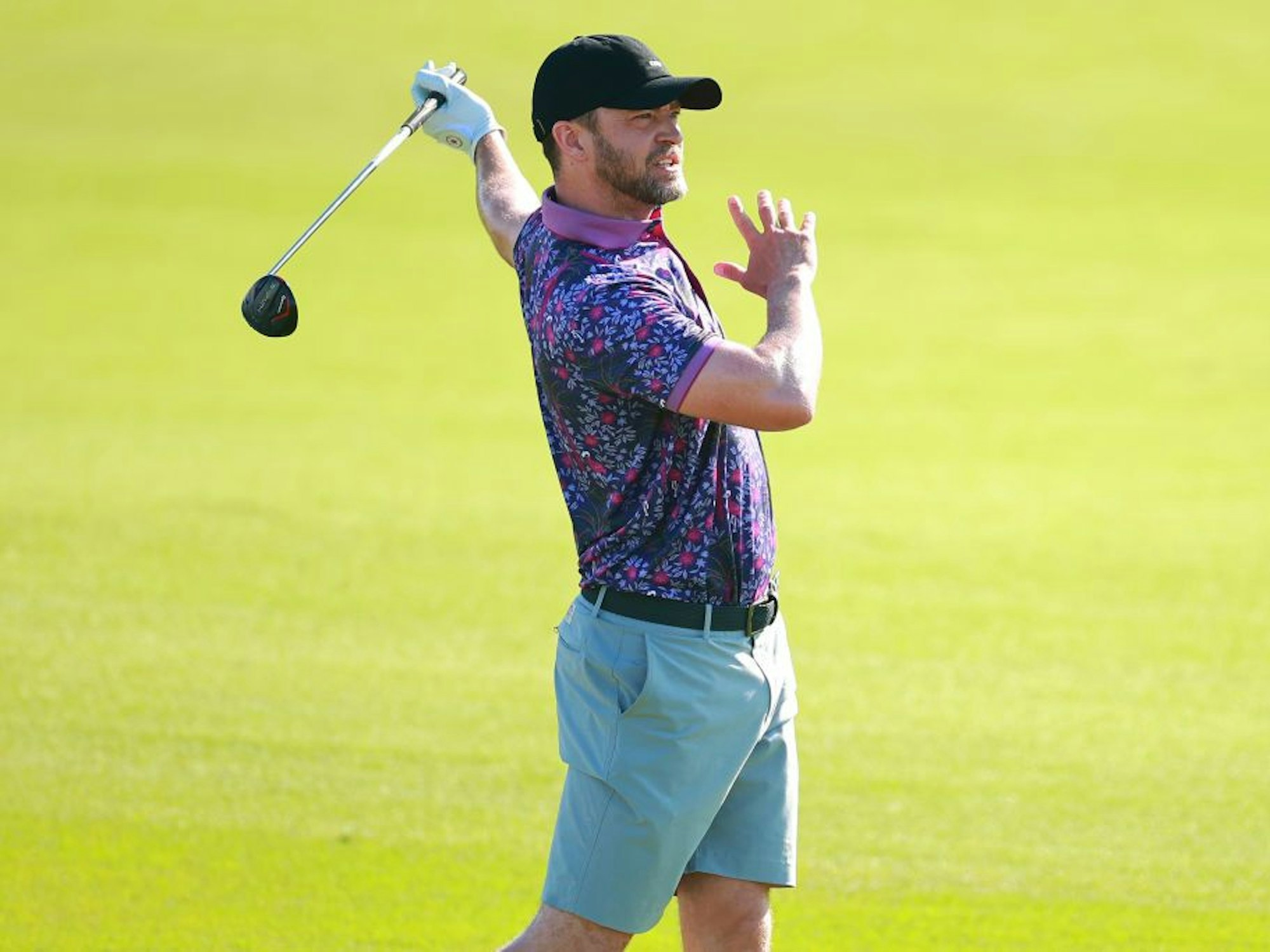 Justin Timberlake 2023 beim Golf