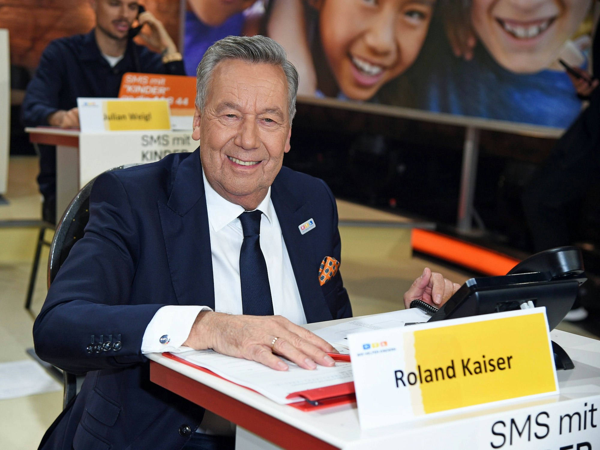 Roland Kaiser beim „RTL Spendenmarathon“ in Köln am 16.11.2023