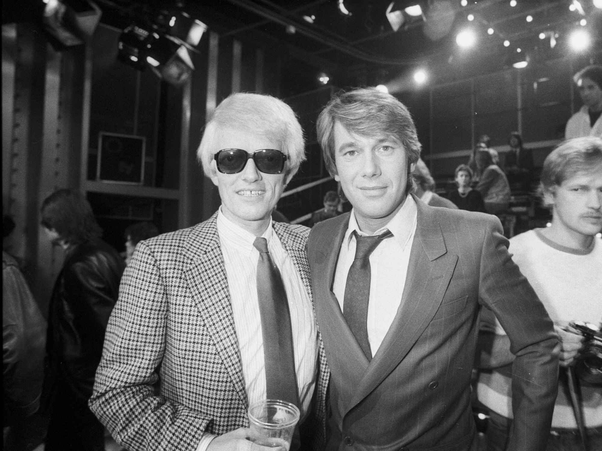 Heino mit Roland Kaiser im Dezember 1984 bei der ZDF-Hitparade.