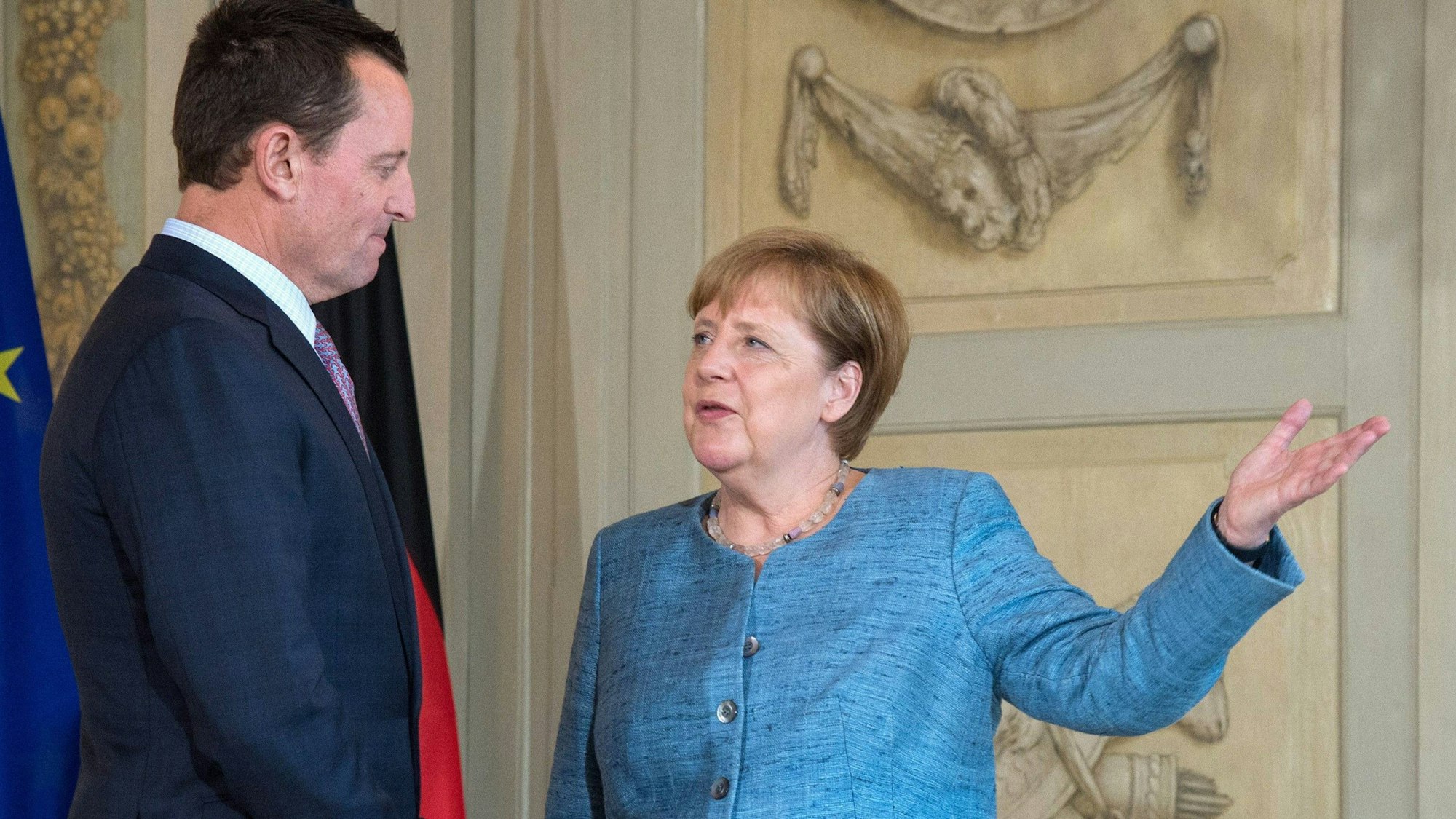 Der frühere US-Botschafter in Deutschland, Richard Grenell, erhebt Vorwürfe gegenüber Angela Merkel. (Archivbild)