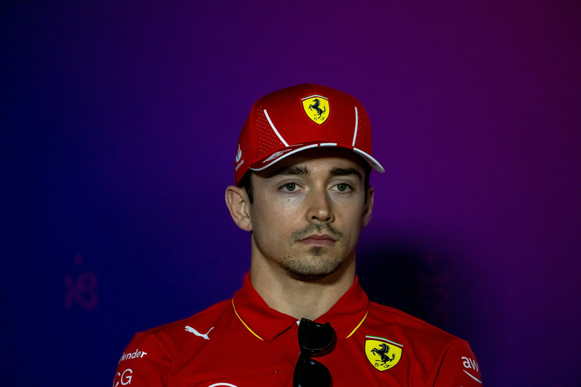 Charles Leclerc vom Team Ferrari.