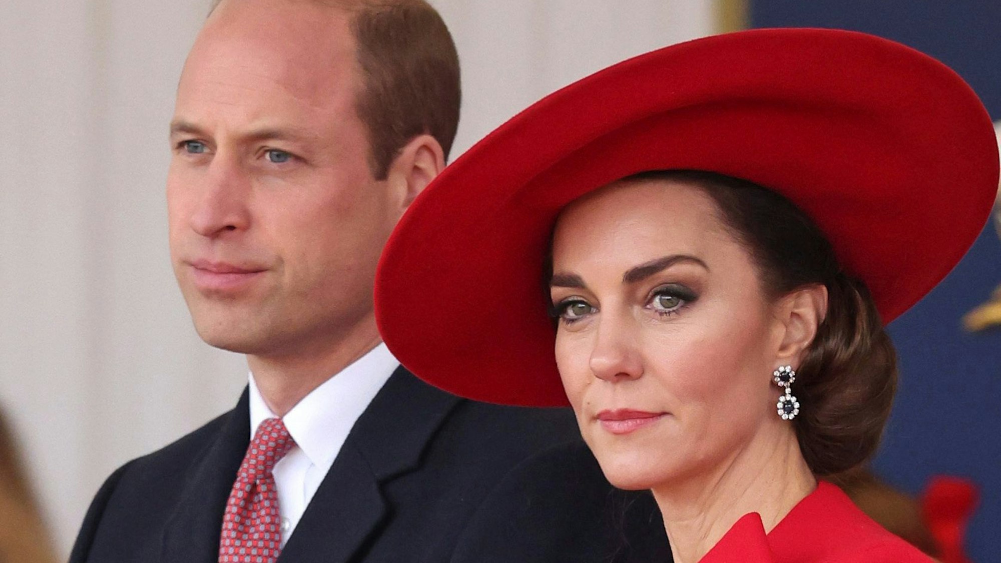 Kate, Prinzessin von Wales, und William, Prinz von Wales, nehmen an einer Feier teil. (Archivbild)