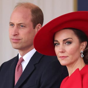 Kate, Prinzessin von Wales, und William, Prinz von Wales, nehmen an einer Feier teil. (Archivbild)