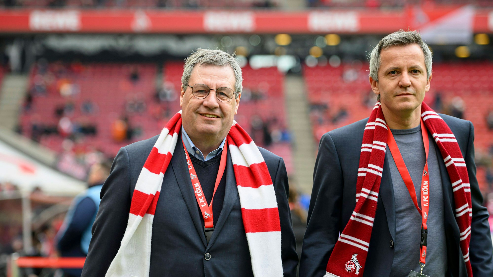 Philipp Türoff und FC-Präsident Werner Wolf