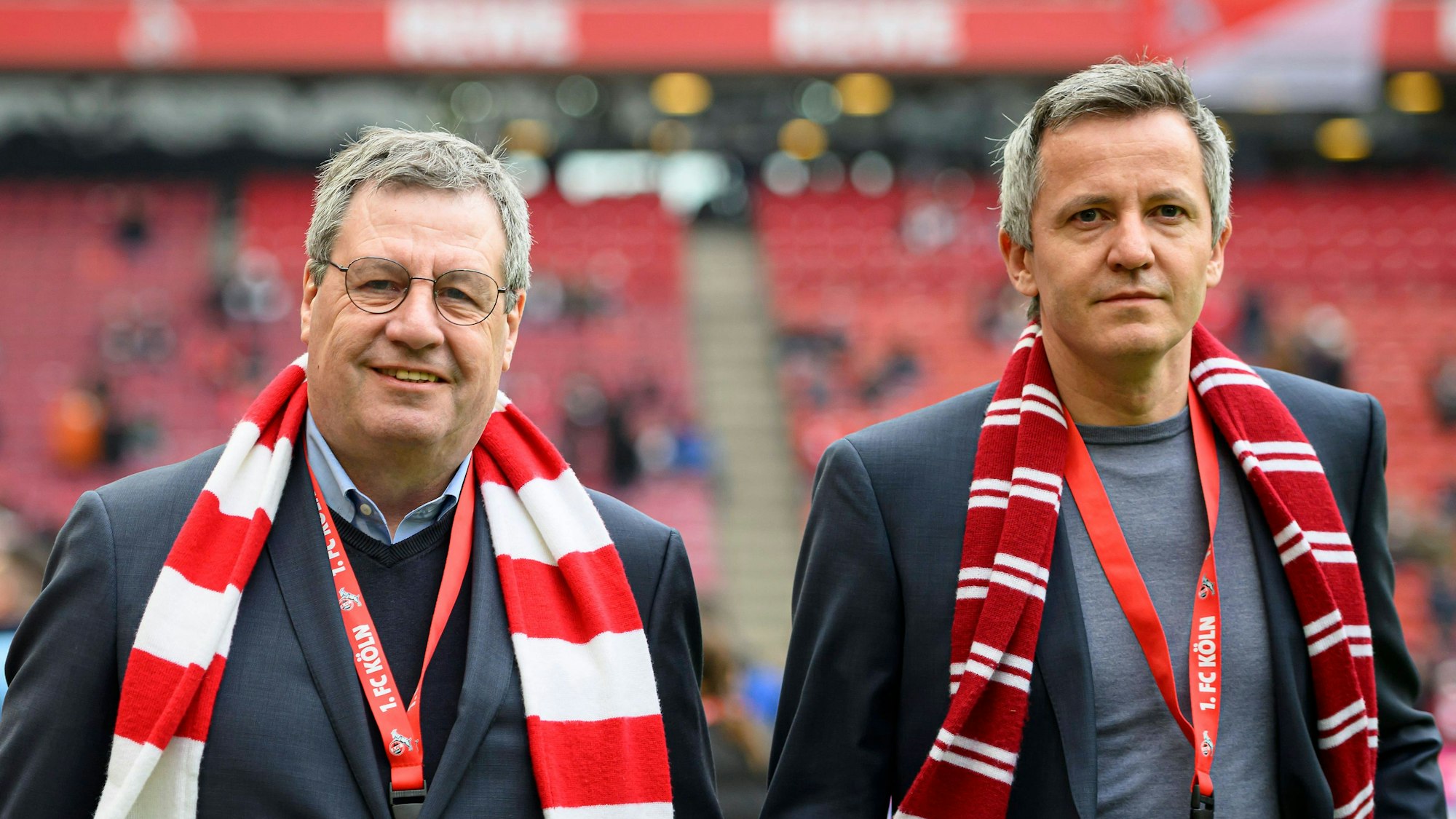 Philipp Türoff und FC-Präsident Werner Wolf wollen ihre Zusammenarbeit verlängern.
