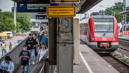 Der Bahnhof Leverkusen-Mitte.