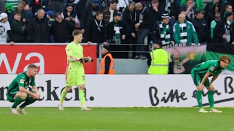 Borussia-Profi nach Abpfiff frustriert.