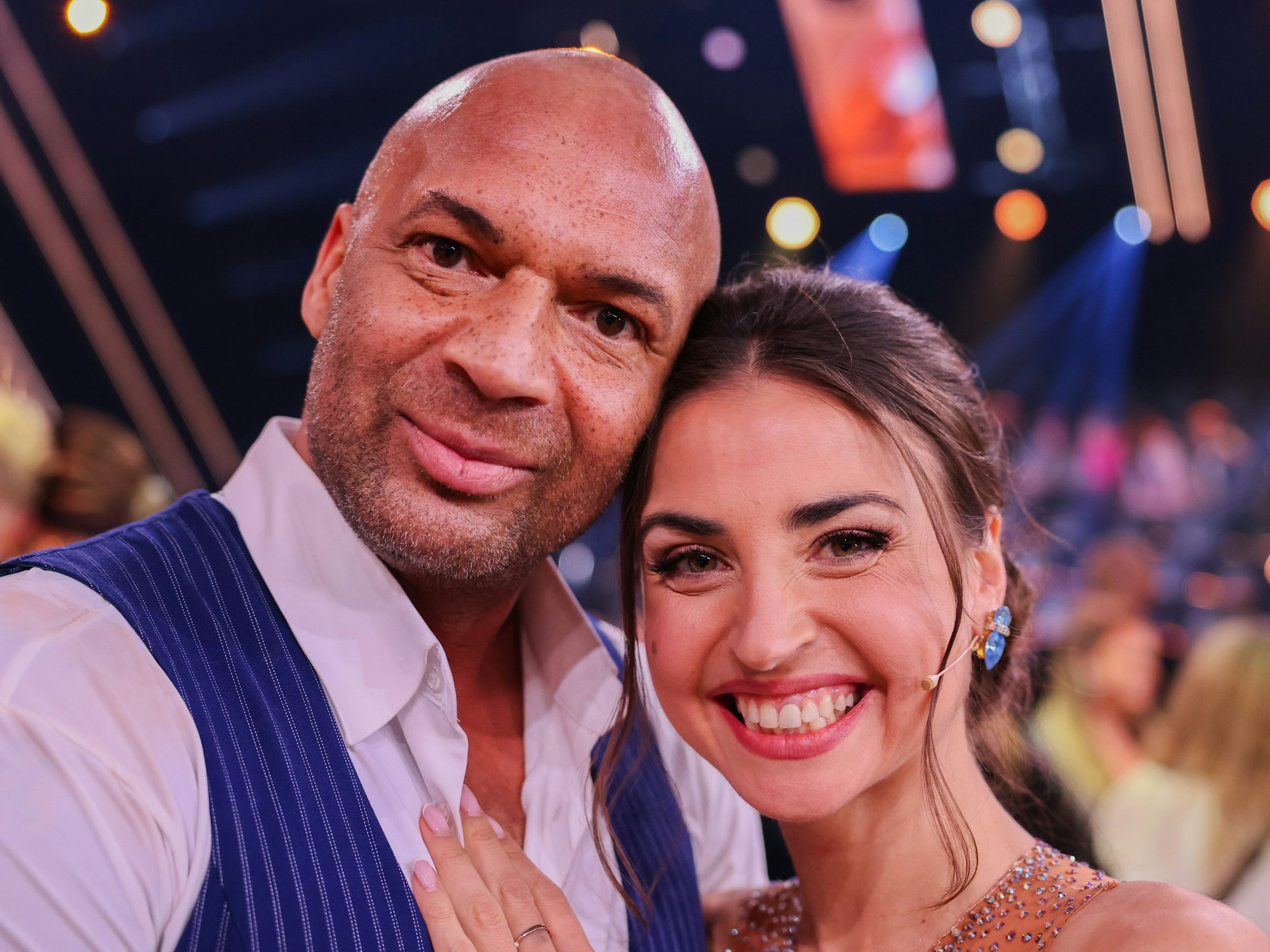 Detlef Soost und Profitänzerin Ekaterina Leonova stehen in der RTL-Tanzshow „Let's Dance“ zum Auftakt der neuen Staffel 2024 auf dem Parkett im Coloneum.