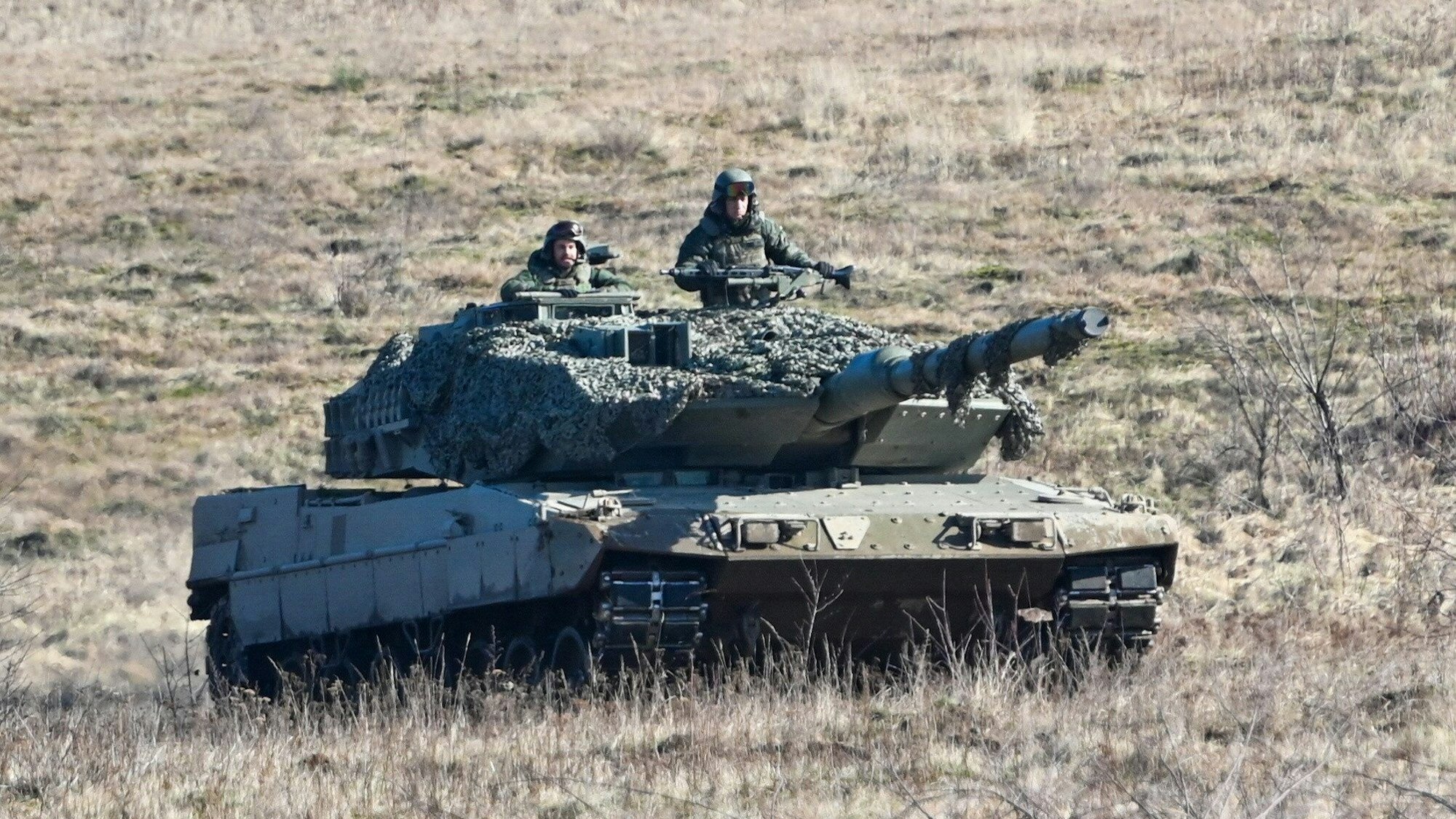 Soldaten nehmen an der Übung ‚Brilliant Jump 2024‘ teil, einer Einsatzübung für die Brigade mit sehr hoher Bereitschaft der NATO-Streitkräfte.