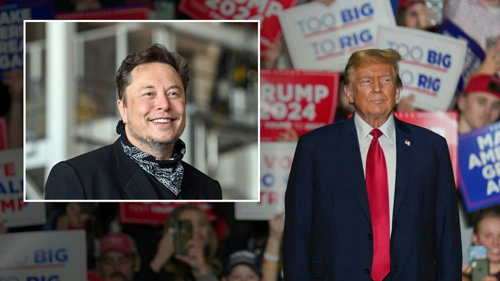 Elon Musk und Donald Trump haben sich laut US-Medienberichten getroffen.