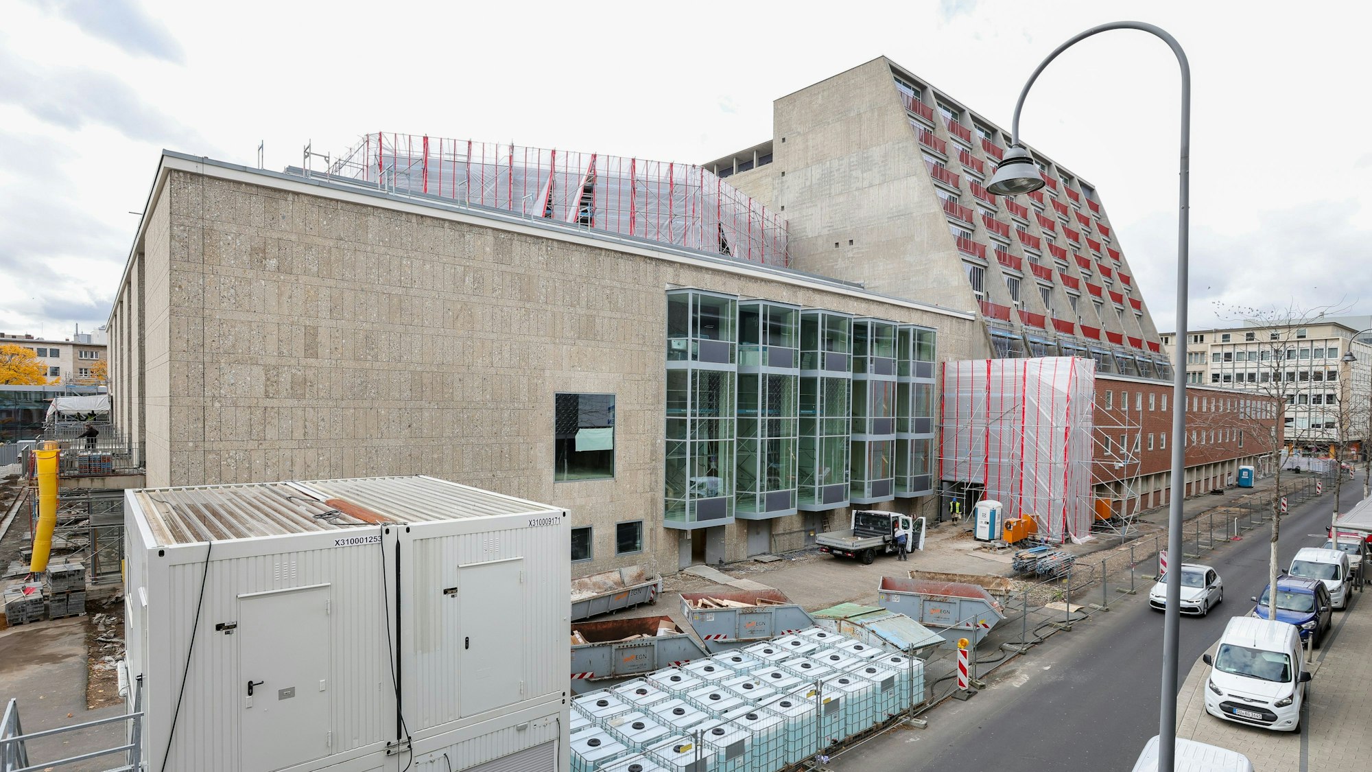 Die Baustelle von Kölner Oper und Schauspielhaus