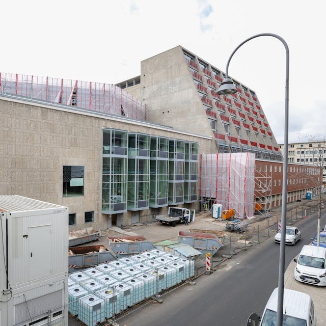 Die Baustelle von Kölner Oper und Schauspielhaus
