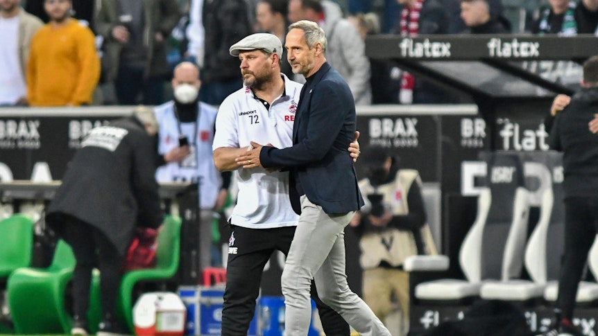 Adi Hütter und Steffen Baumgart verabschieden sich.