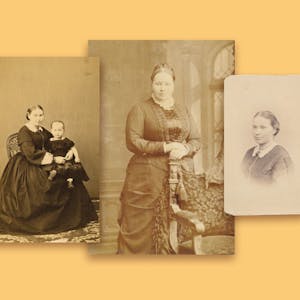 Maria Zanders um 1855, 1859 und 1888.