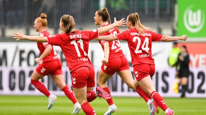 Einen solchen Torjubel der FC-Frauen soll es auch gegen Nürnberg geben.