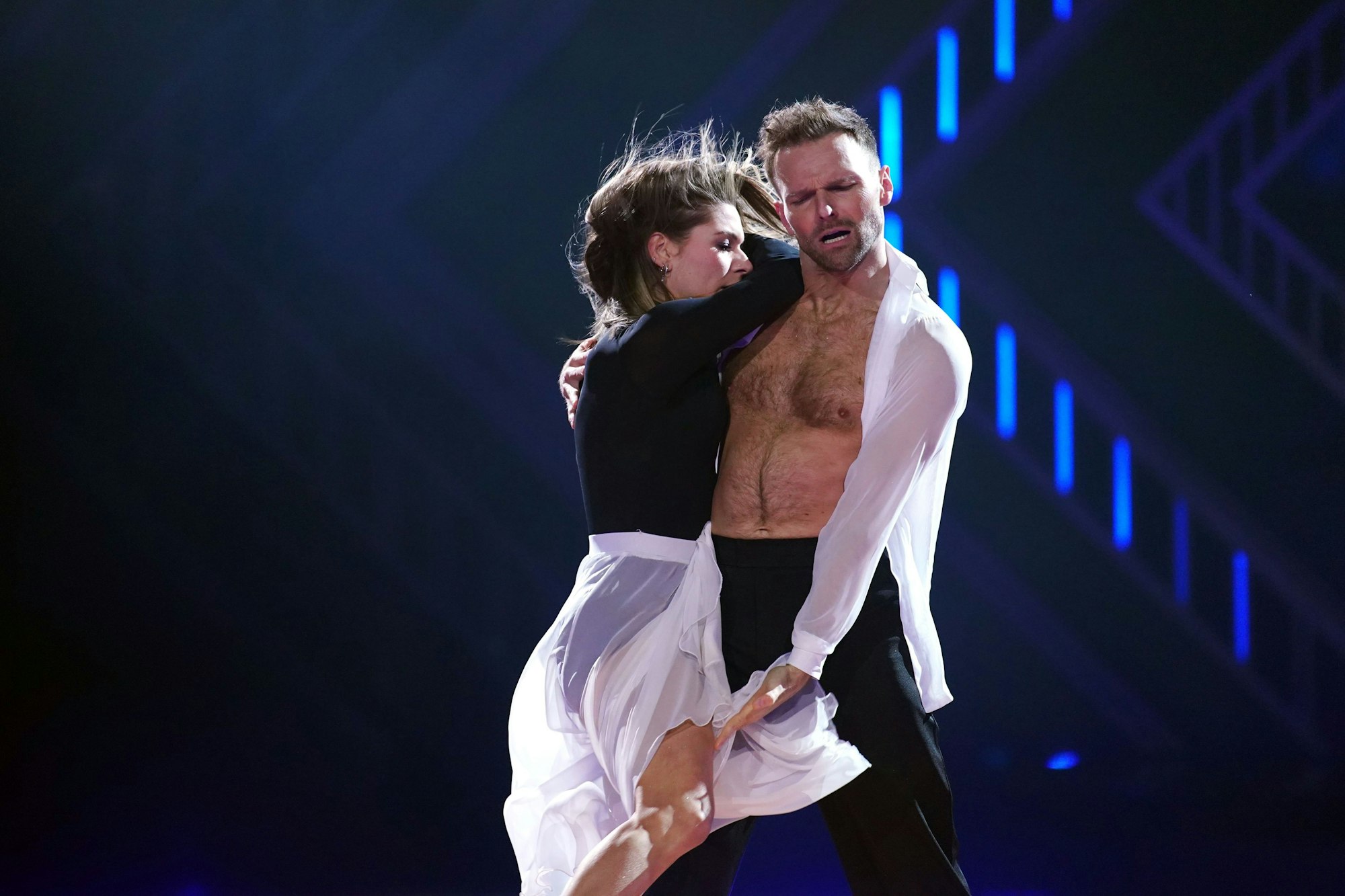 Jana Wosnitza und Vadim Garbuzov tanzen am 8. März 2024 bei „Let’s Dance“ einen Contemporary.