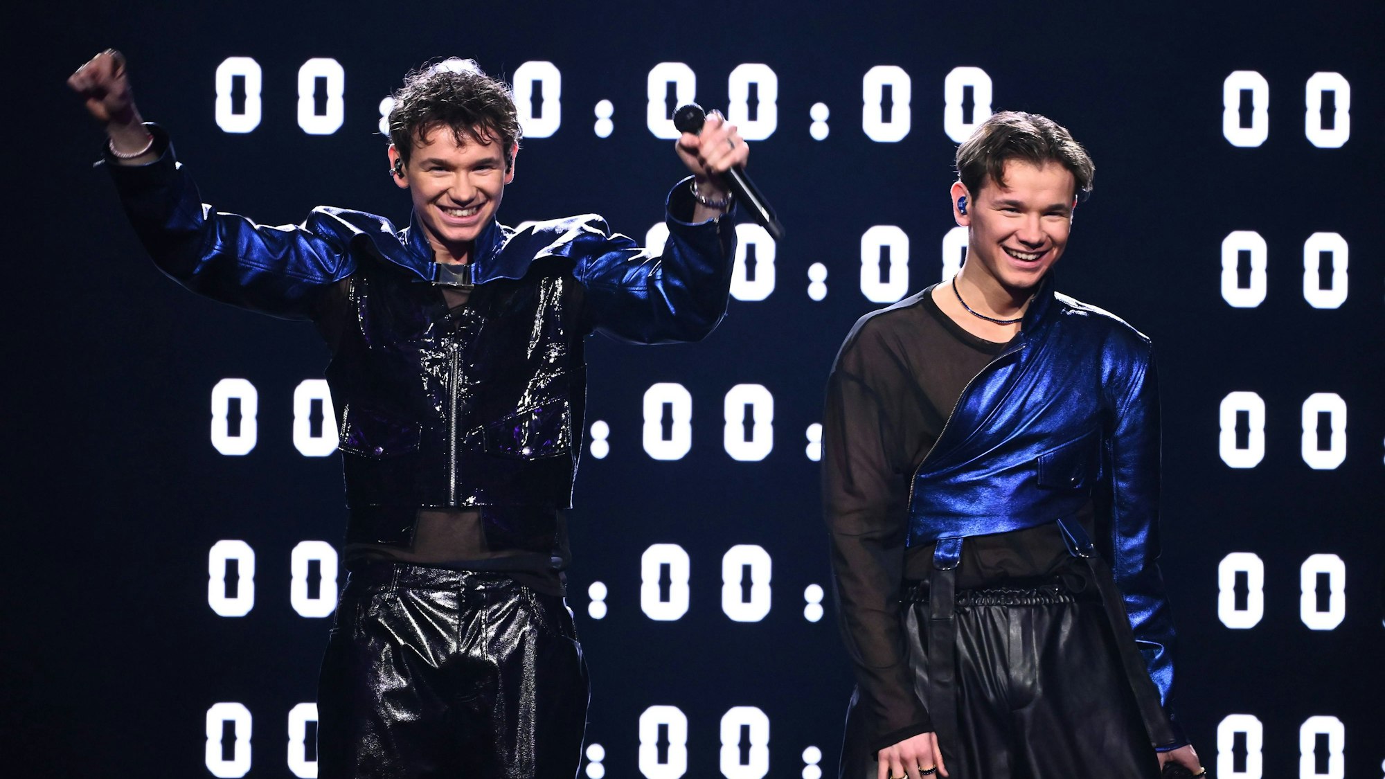 Marcus & Martinus jubeln im Finale des Melodifestivalen.
