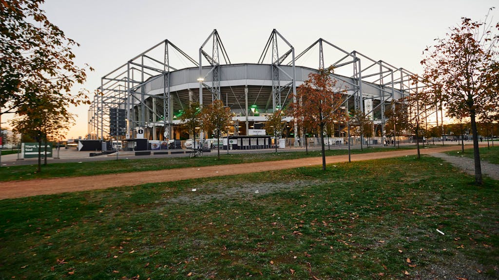 Der Borussia Park in Mönchengladbach.