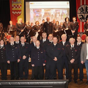 Jahresdienstbesprechung der Freiwilligen Feuerwehr Bergneustadt im Krawinkelsaal.