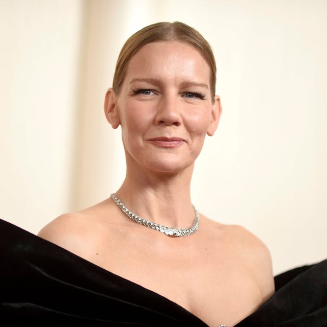 10.03.2024, USA, Los Angeles: Sandra Hüller kommt zur Oscar-Verleihung im Dolby Theatre in Los Angeles. Sie trägt ein schulterfreies, schwarzes Kleid.&nbsp;