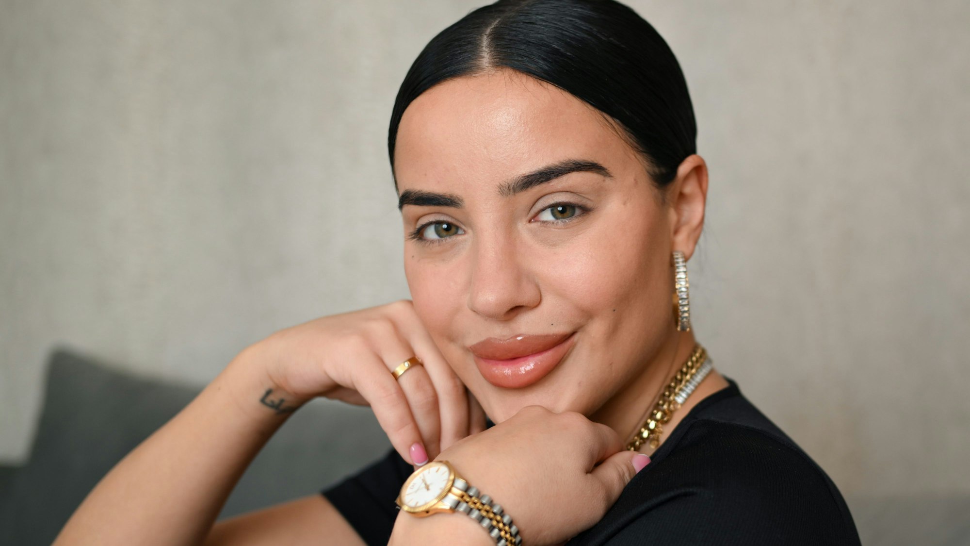 Reality-TV-Star Leyla Lahouar.