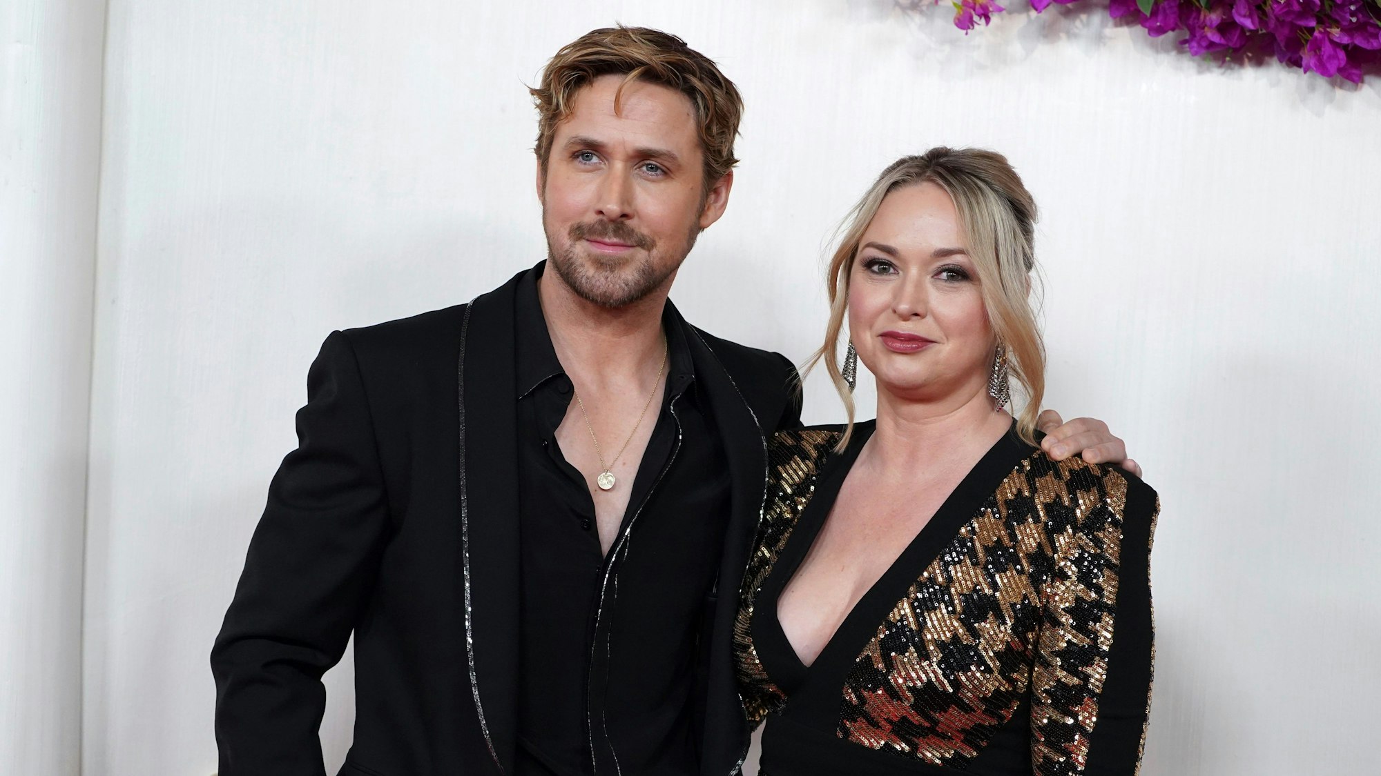 Ryan Gosling, links, und seine Schwester Mandi Gosling kommen zur Oscar-Verleihung.