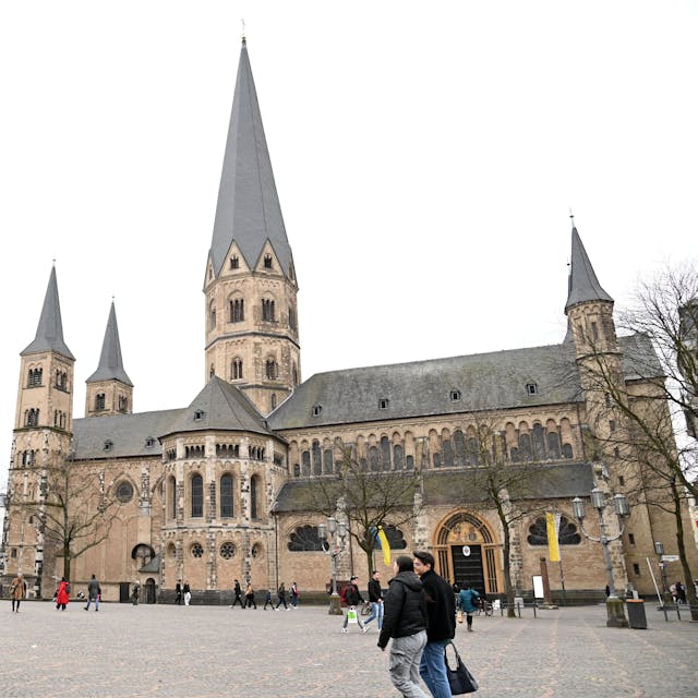 Der Münsterplatz mit Blick auf das Münster.