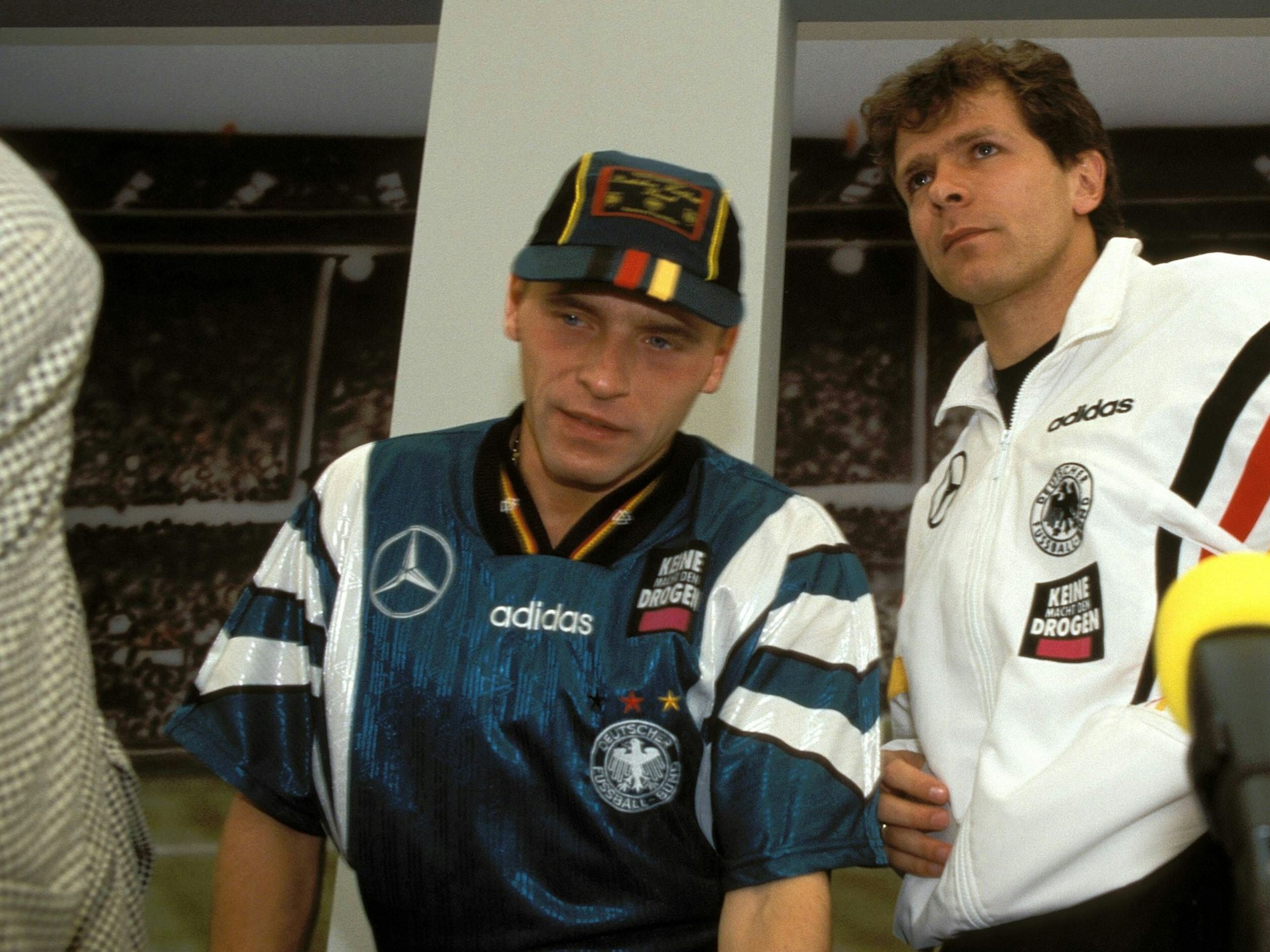 Thomas Häßler und Andreas Möller.