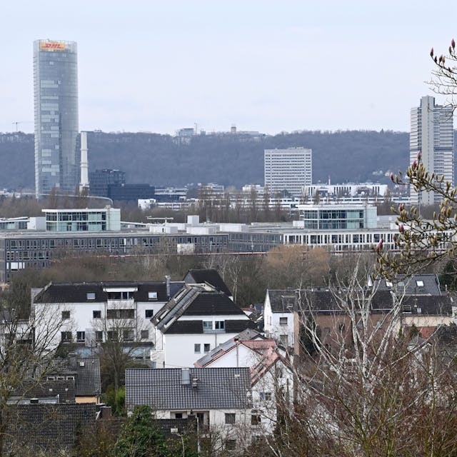 Ein Blick über die Dächer von Bonn-Ramersdorf.