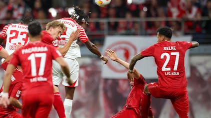 Im Hinspiel erlebte der 1. FC Köln mit 0:6 eine Pleite gegen die Leipziger. (Archivbild)