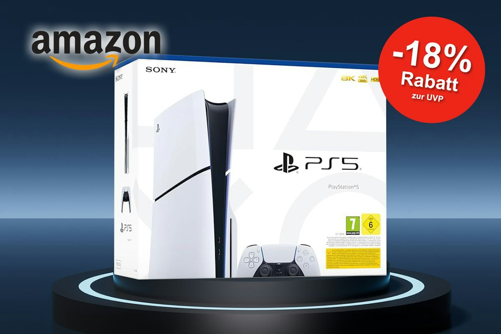 Sichere dir jetzt 18% Rabatt auf die Sony Playstation 5 bei Amazon! 