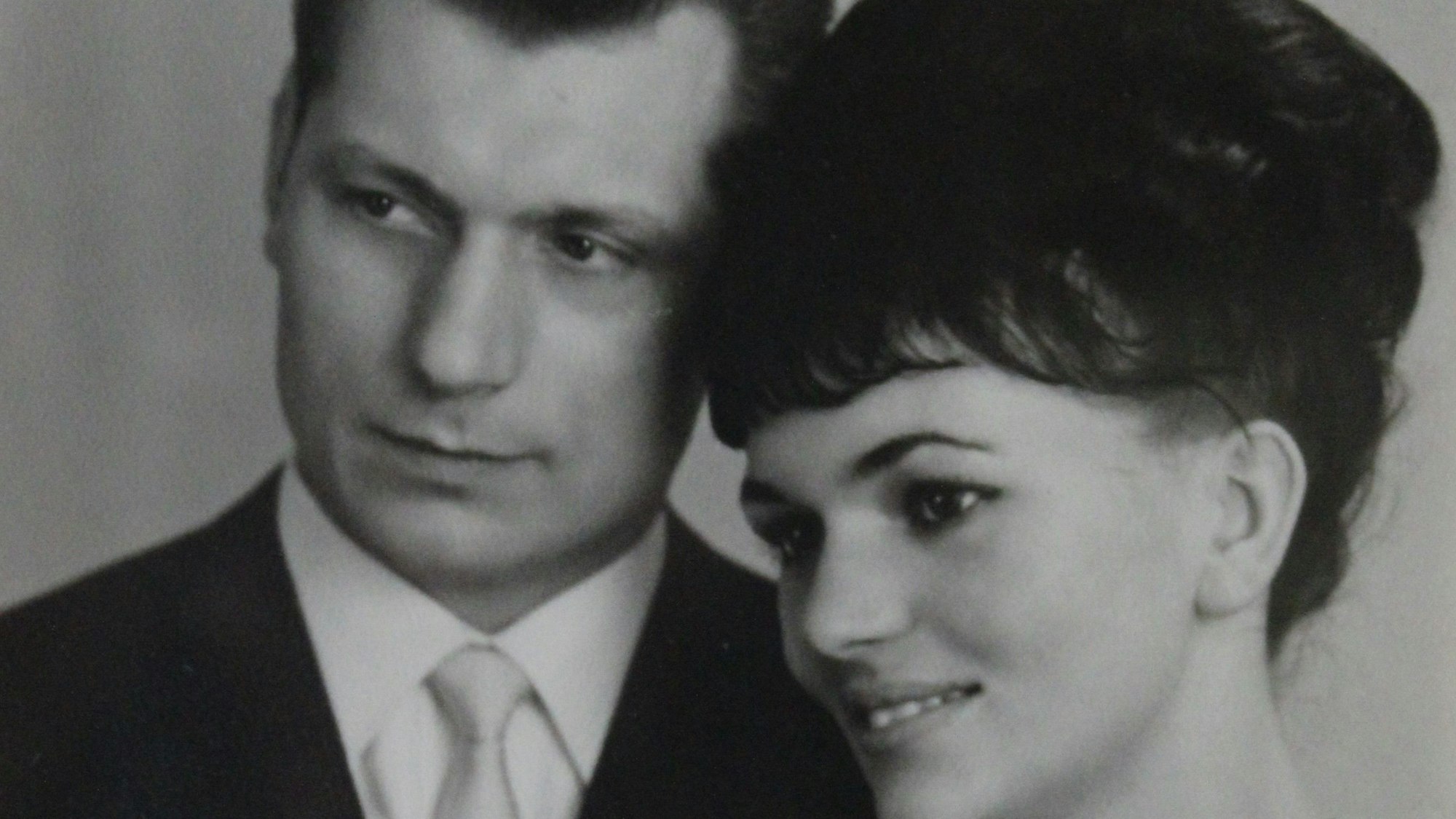 Das Hochzeitsfoto von Ingrid und Edmund Schulz entstand vor 60 Jahren.