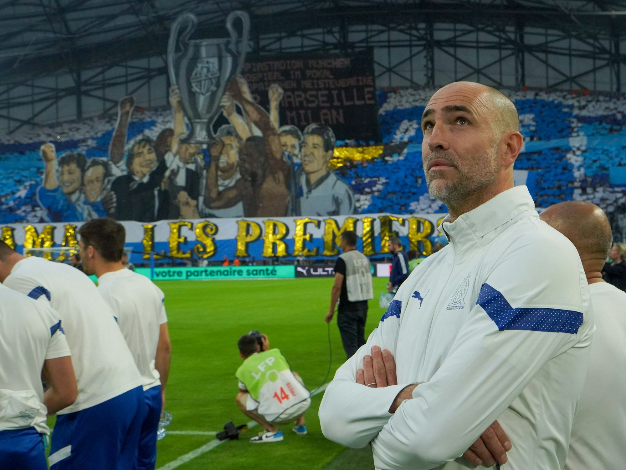 Der neue Lazio-Trainer Igor Tudor vor dem Spiel zwischen Olympique Marseille und Brest am 27. Mai 2023.