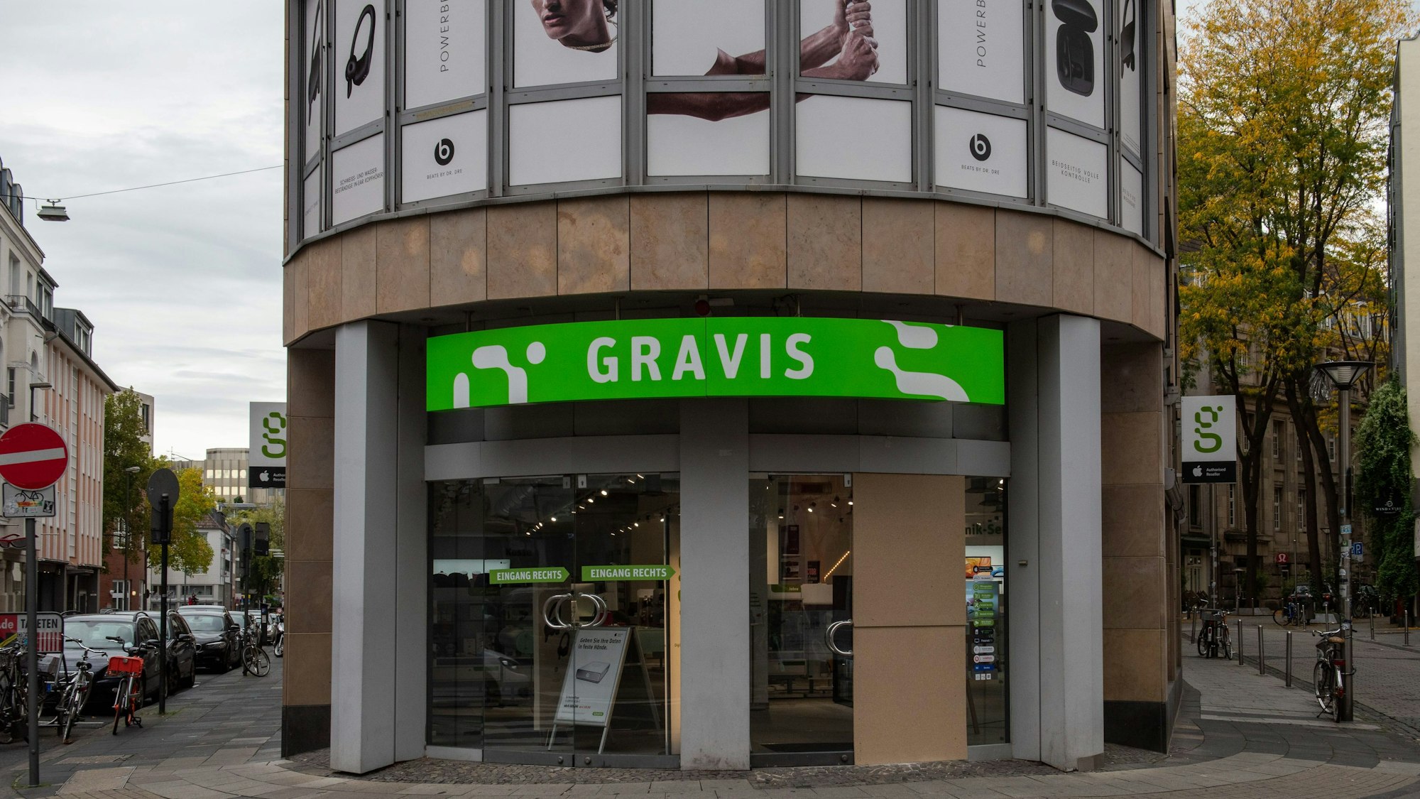 Die Gravis-Filiale auf der Ehrenstraße wird demnächst geschlossen.