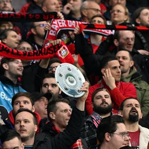 Fantribüne von Bayer 04 Leverkusen
