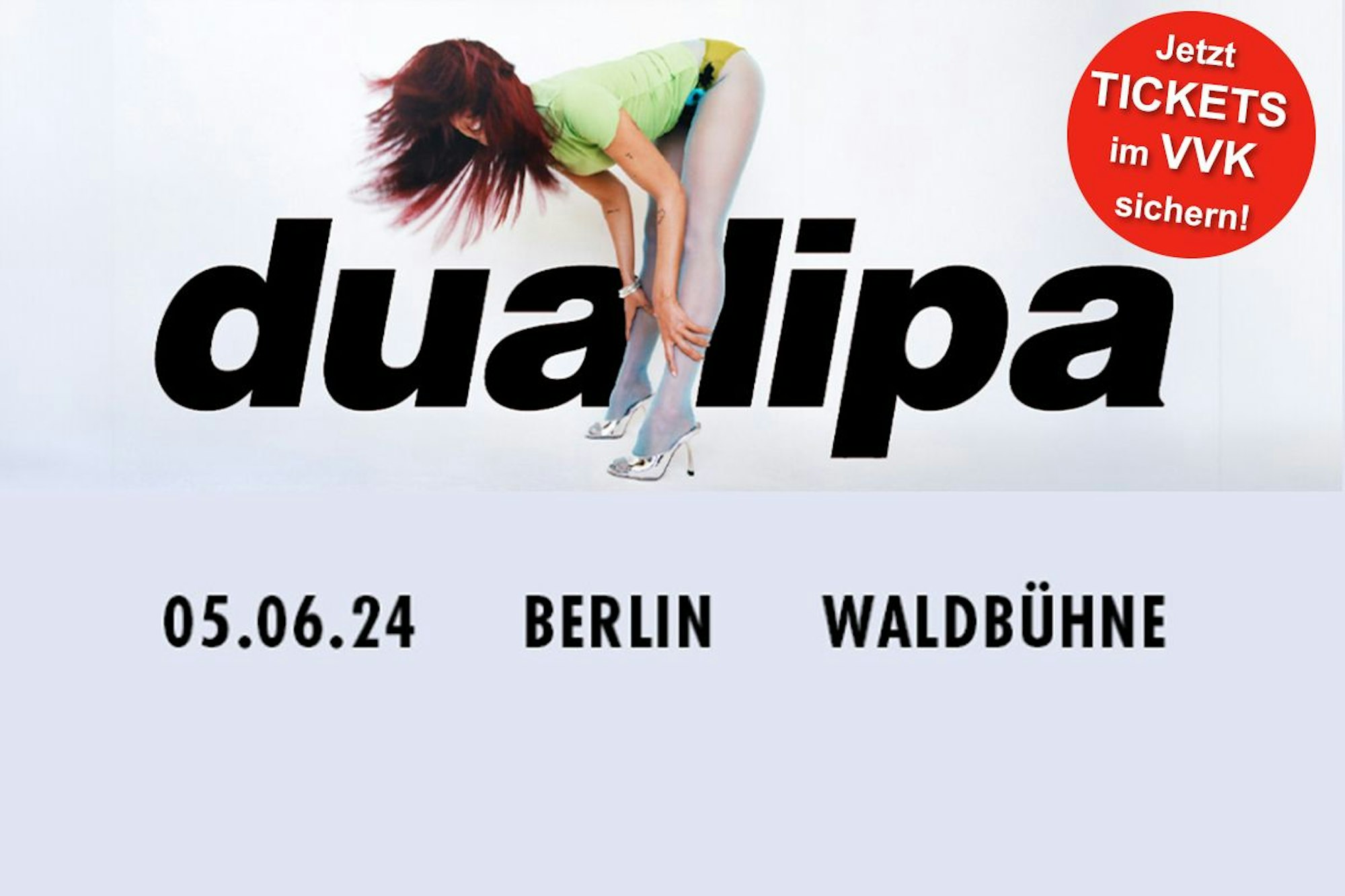 Dua Lipa wird im Juni 2024 eine exklusive Show in Berlin spielen! Jetzt Tickets im VVK sichern!