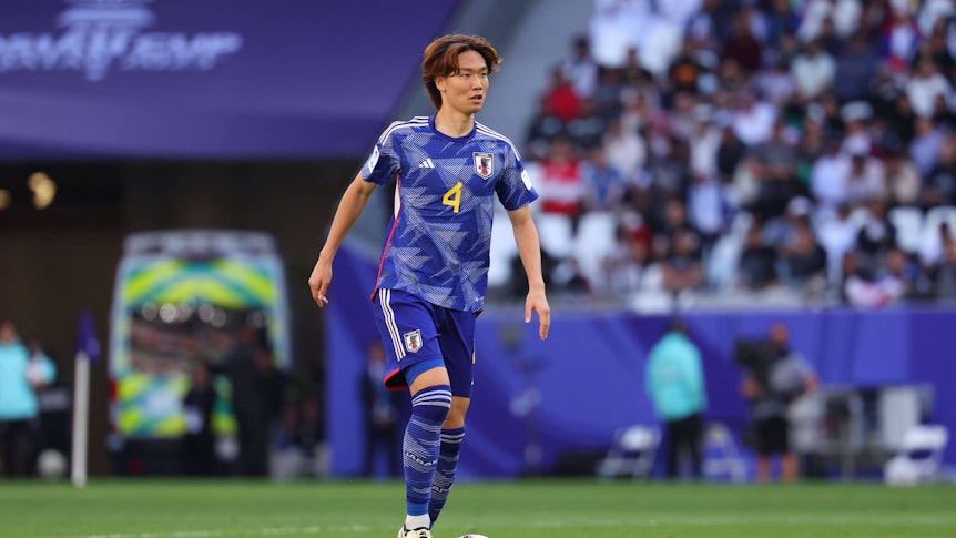 Ein Spieler von Borussia Mönchengladbach bei der japanischen Nationalmannschaft.