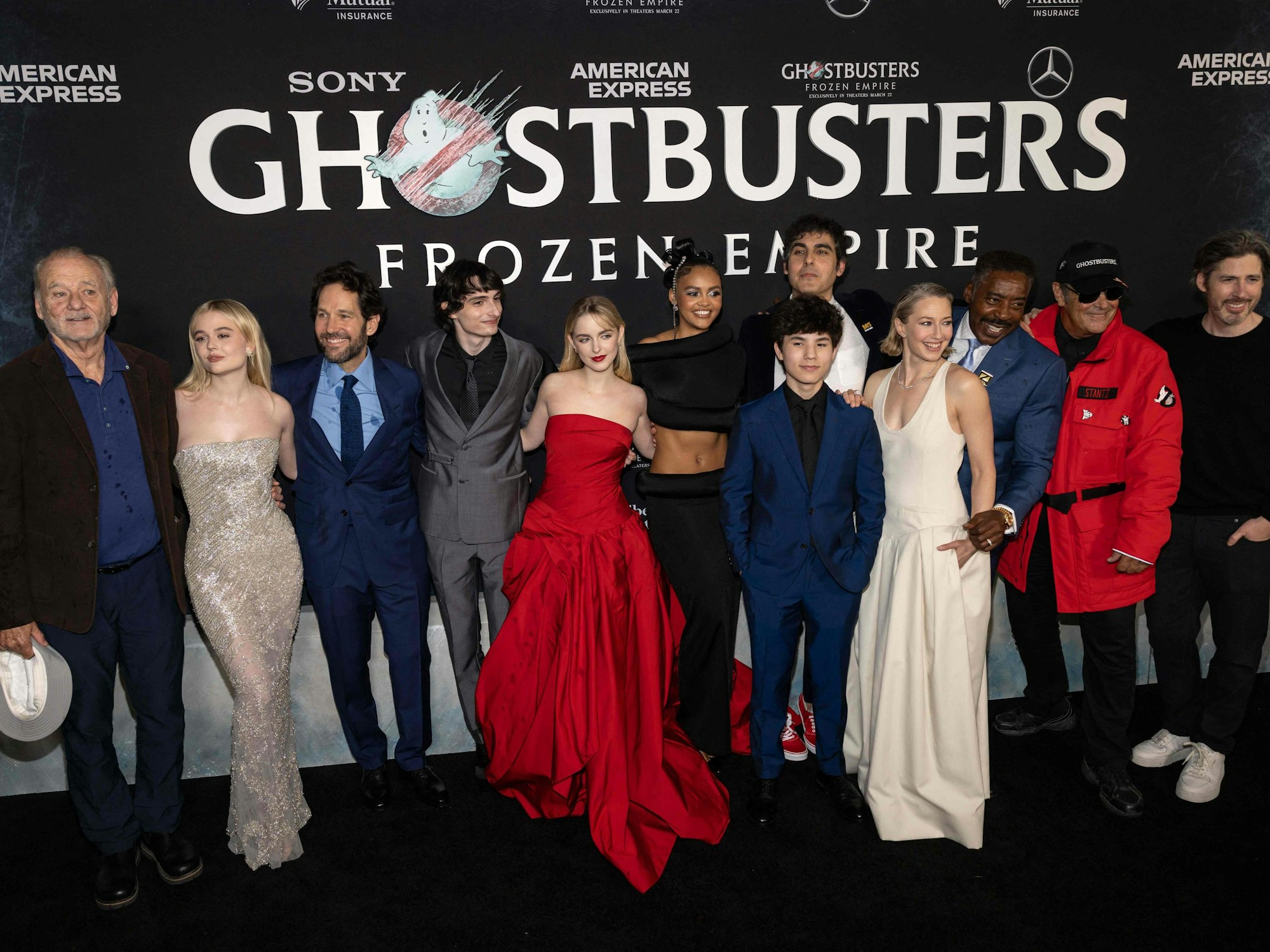 Die Besetzung des neuen Ghostbusters-Films bei der Premiere