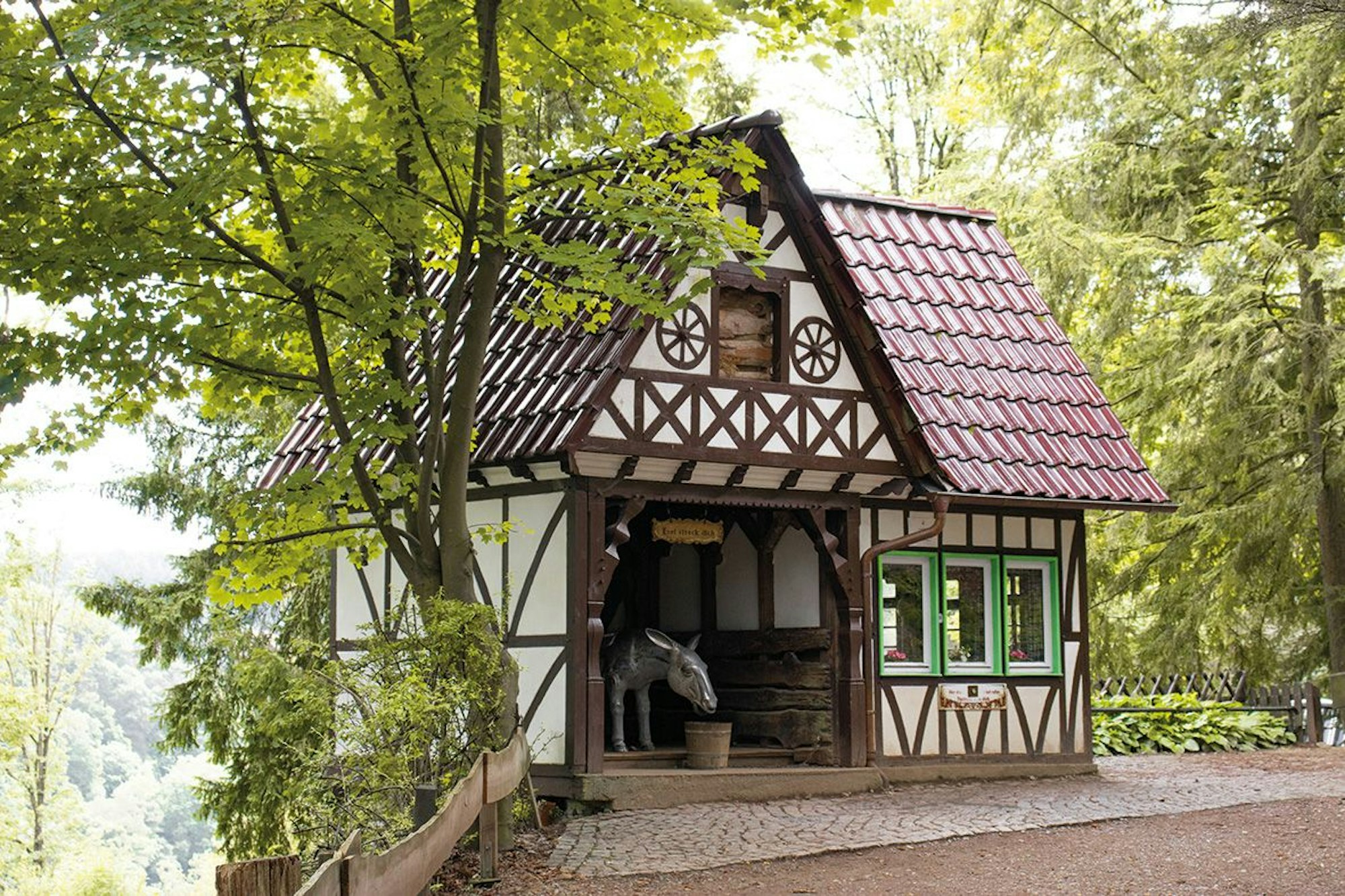 Ein Märchenhaus aus dem Märchenwald in Altenberg in Odenthal.