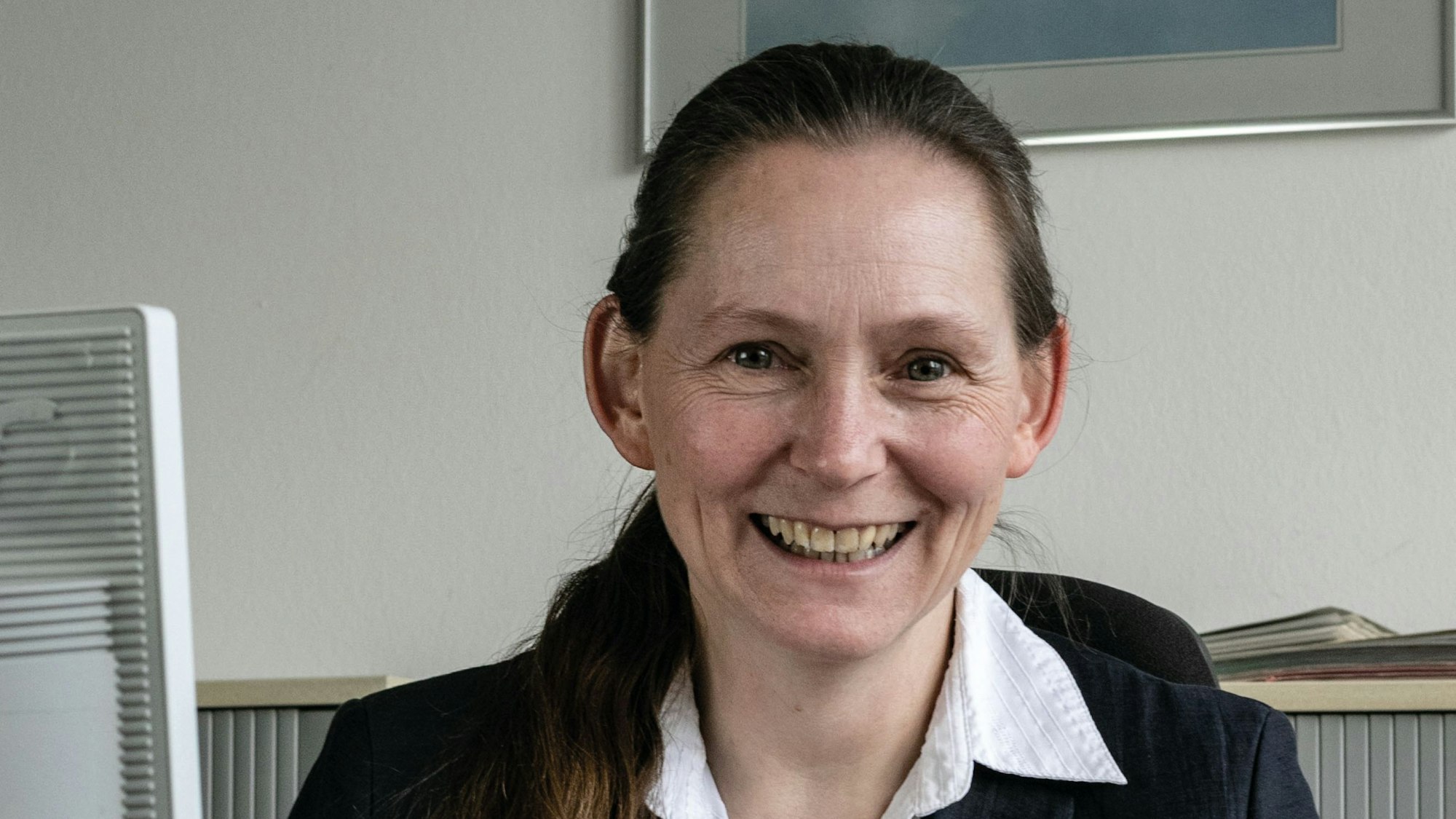 Nicole Jordy, Geschäftsführerin der Arbeitsagentur in Bergisch Gladbach.