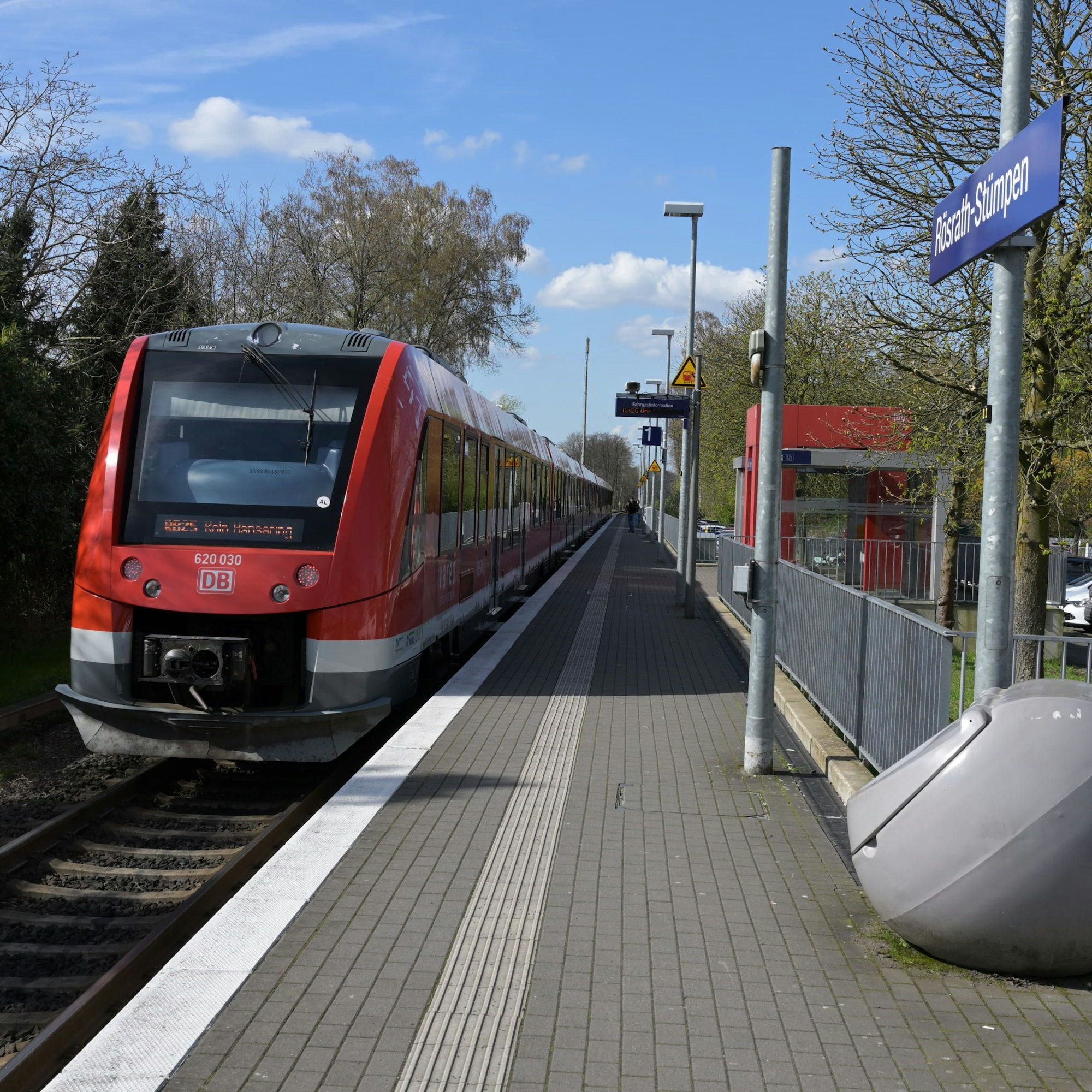 Der Bahnhof Stümpen.