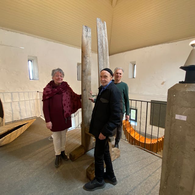 Sie stellen im Wehrturm aus: Hyacinta Hovestadt, Helmut Brandt und Martin Langer.