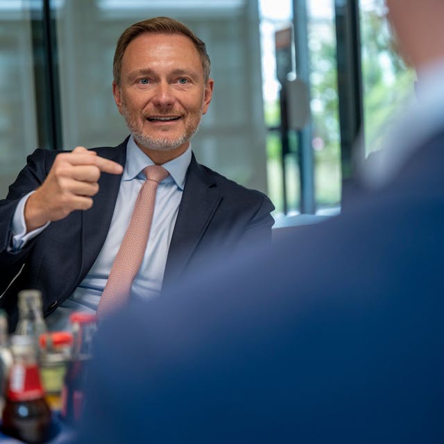 30.10.2023, Köln: Finanzminister Christian Lindner im Interview. Foto: Uwe Weiser