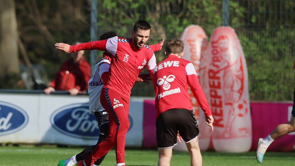 1. FC Köln, Training mit Sargis Adamyan.