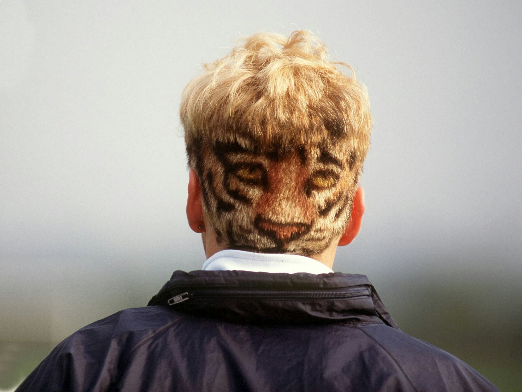 Stefan Effenberg demonstriert mit seiner Tiger-Frisur seine Extravaganz.