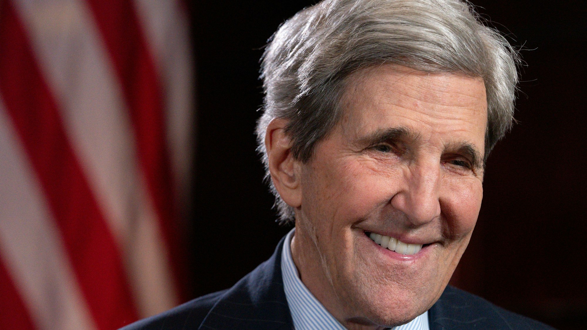 John Kerry im Februar 2024 bei einem öffentlichen Termin.
