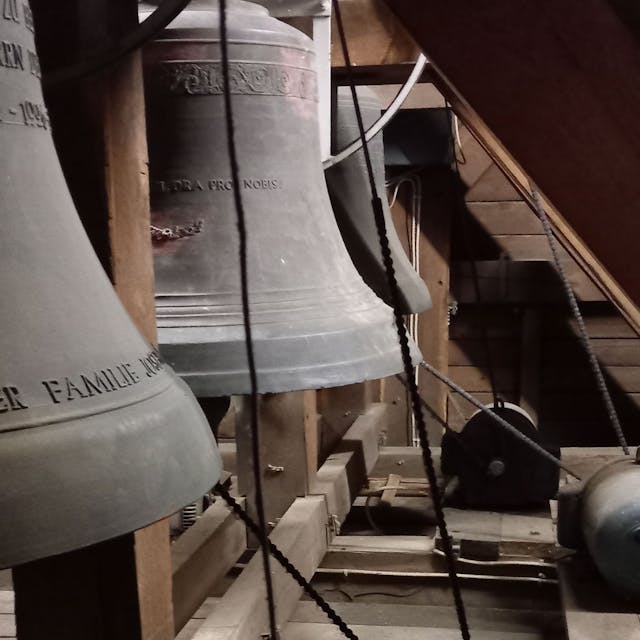 Die drei Glocken im Kirchturm von St. Georg