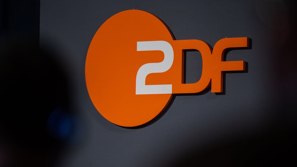 Das Logo der öffentlich-rechtlichen Rundfunkanstalt Zweites Deutsches Fernsehen (ZDF), aufgenommen bei der Digital-Konferenz «Republica».&nbsp;