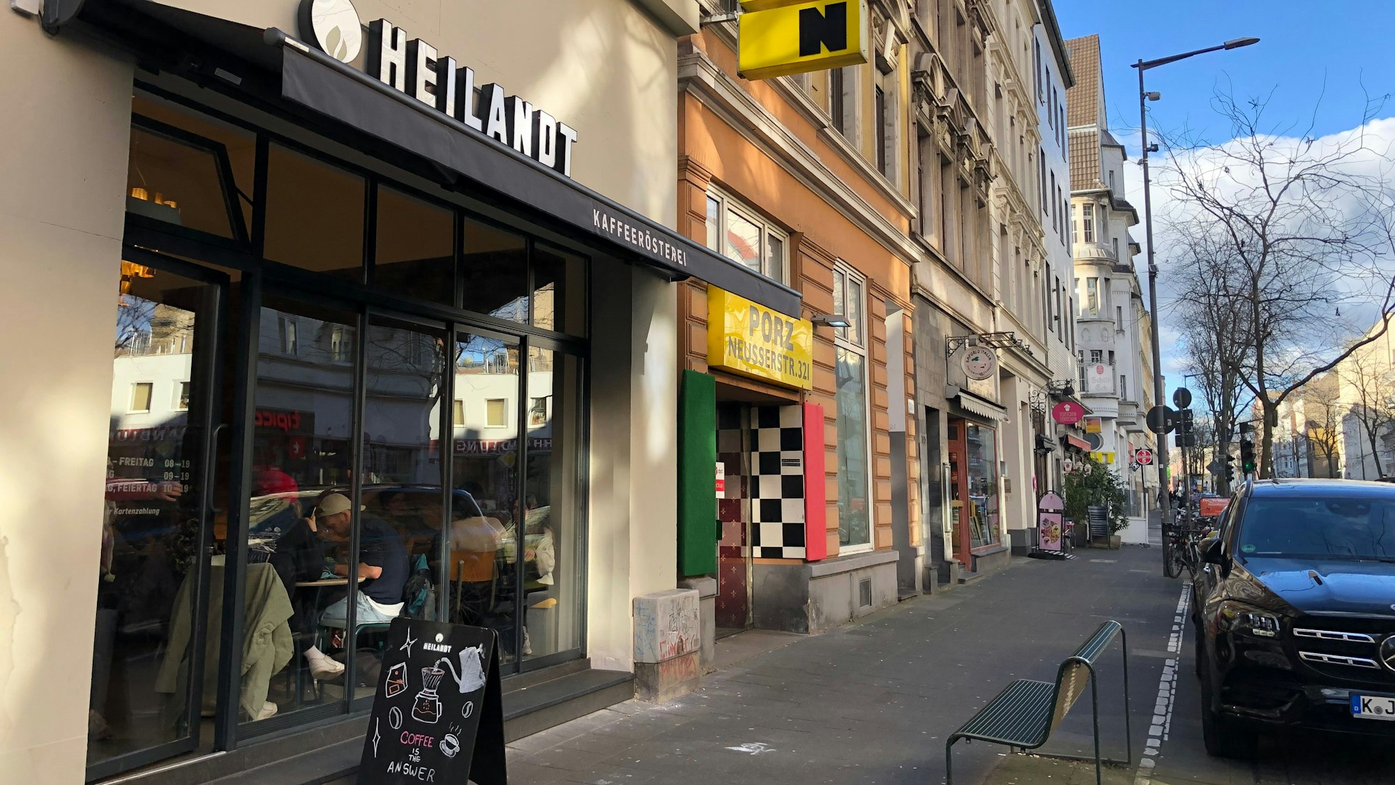 Zuletzt hat unter anderem die Heilandt Rösterei neu auf der Neusser Straße eröffnet – dennoch wünschen sich die Menschen mehr Gastronomie.