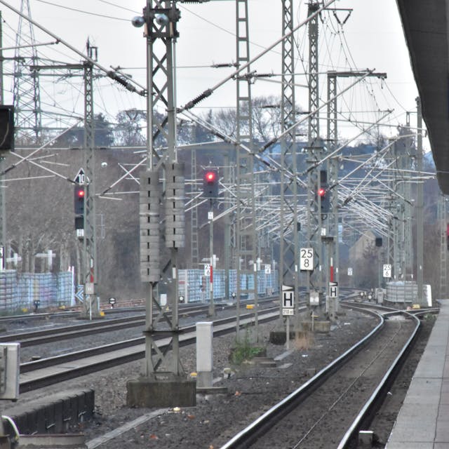 Der Bahnhof Siegburg.